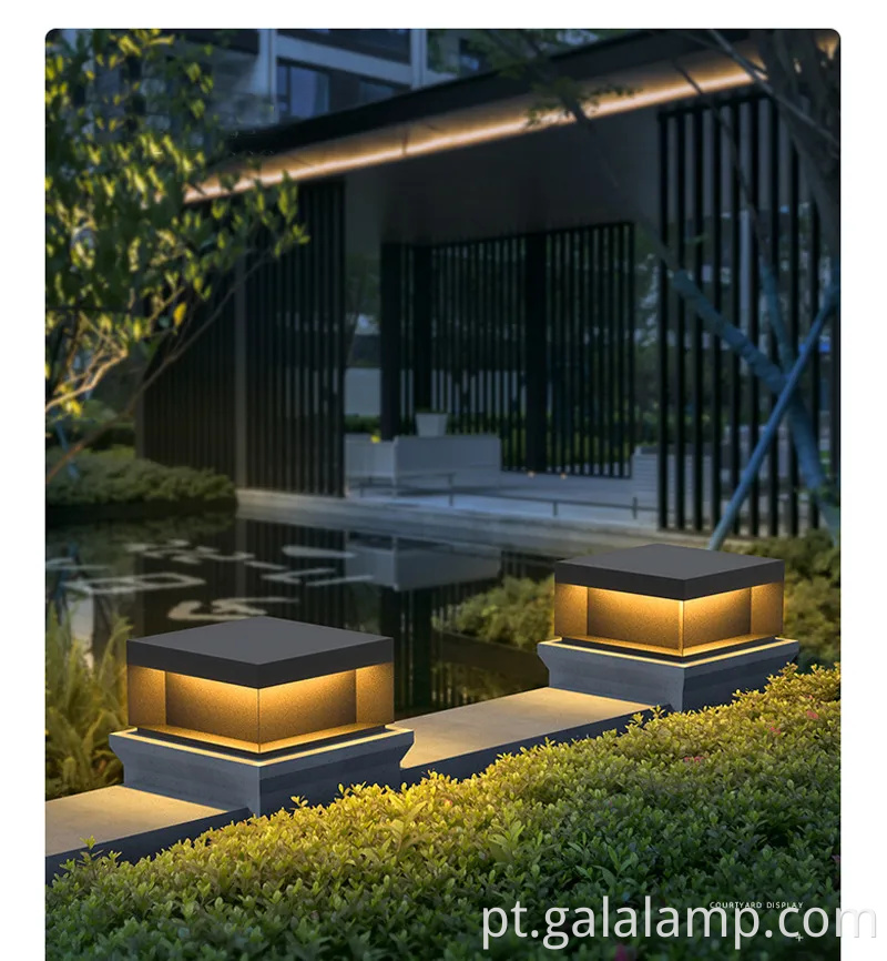 Elegante IP54 Impermeável aço inoxidável LED ILUSTIMENTO AUTO